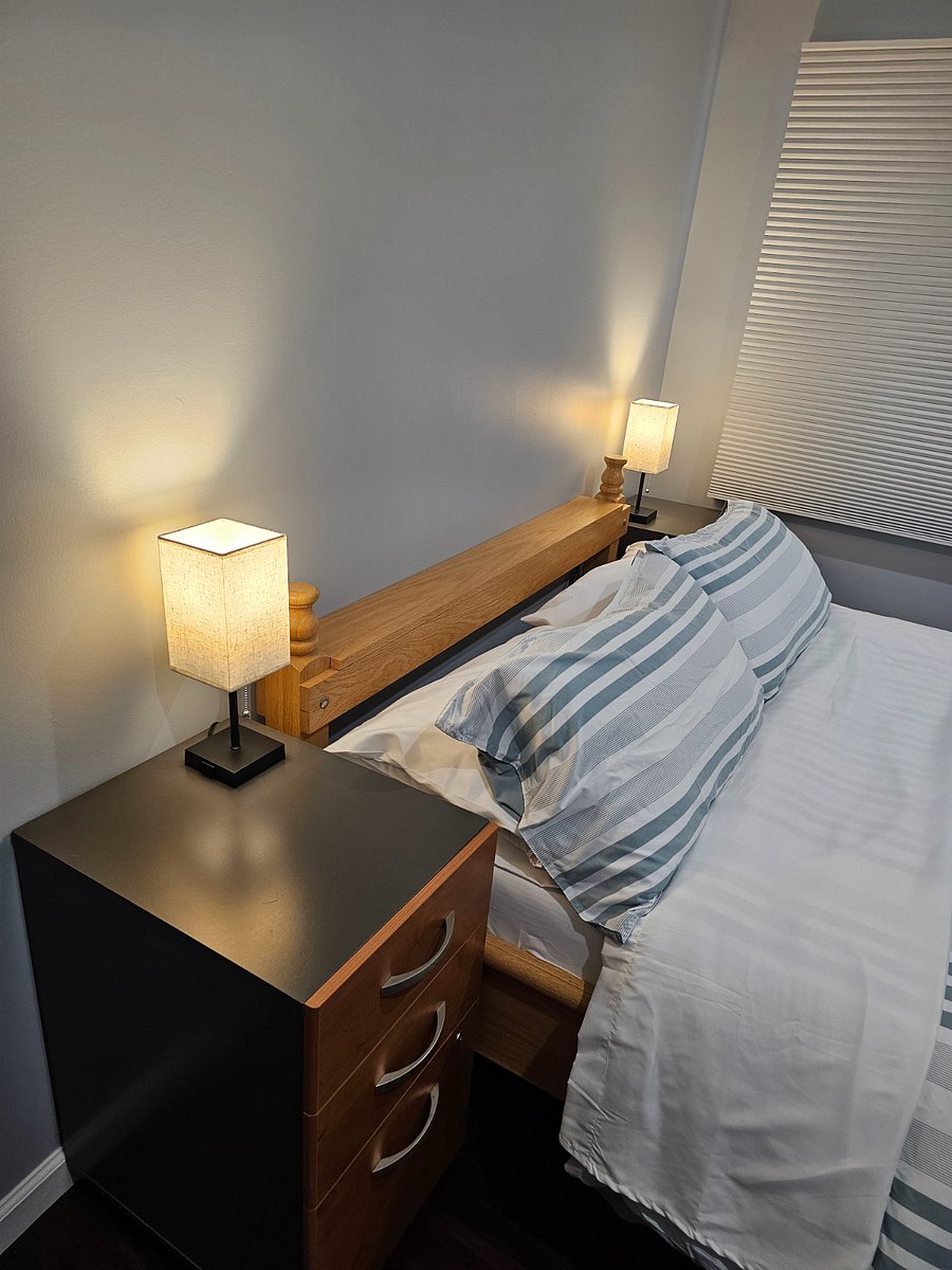 Extra Pillows and Bedside Lamps