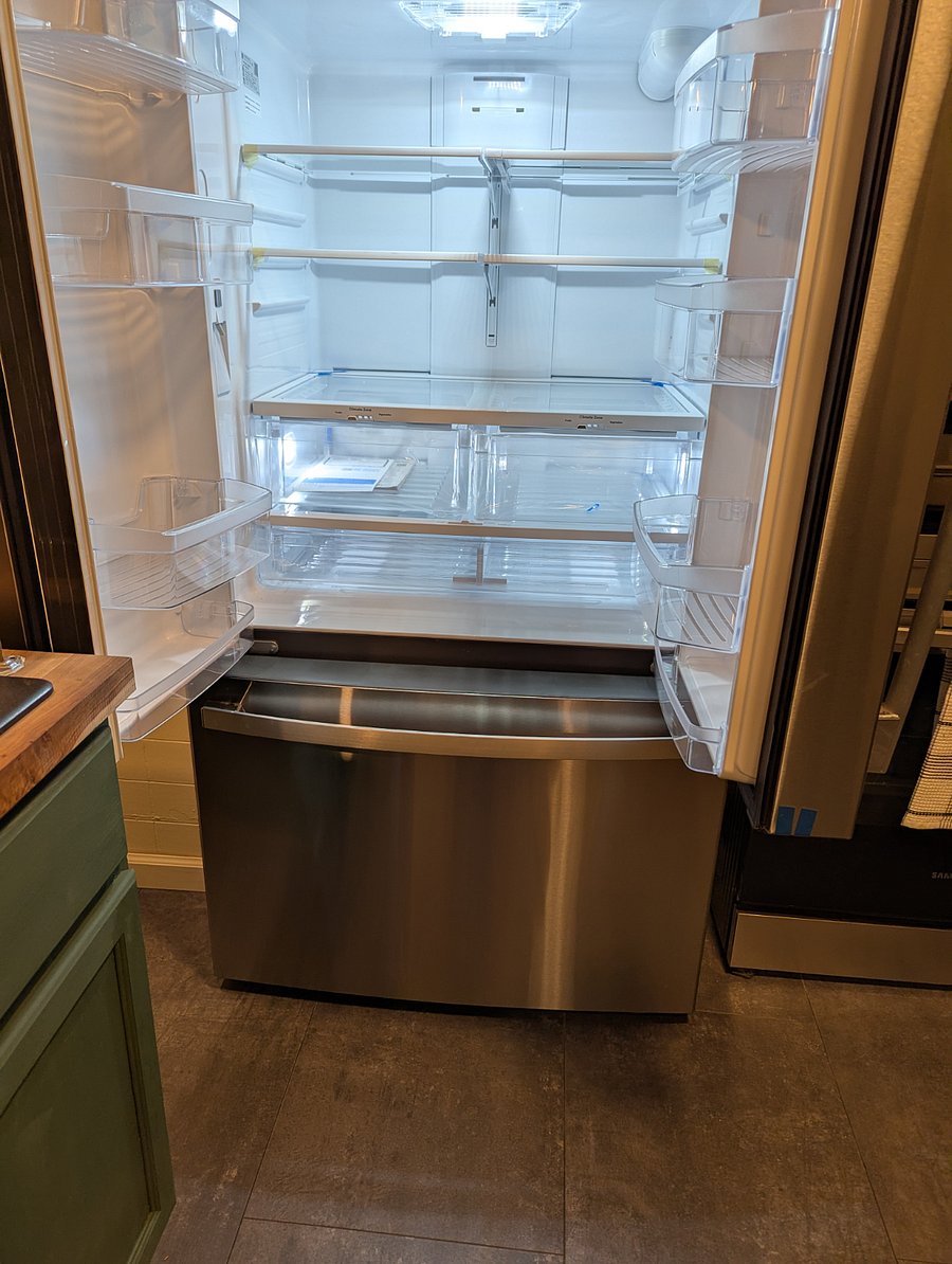 Serious room for two units in this extra large refrigerator freezer. 