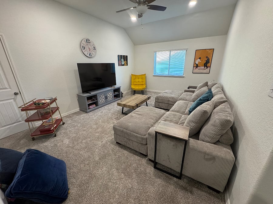 Upstairs loft, truly a second living room.