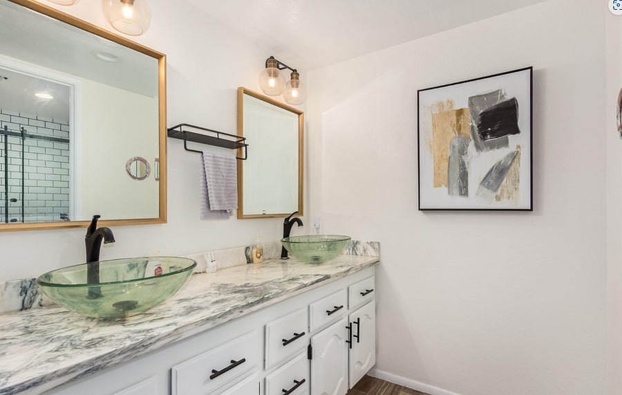 Dual vanity bathroom