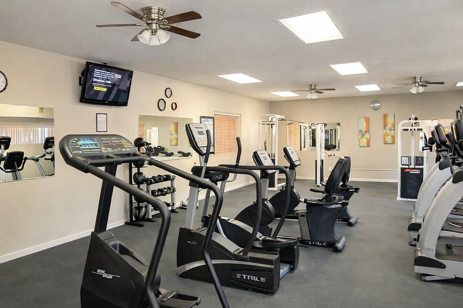 Fitness center located in Clubhouse