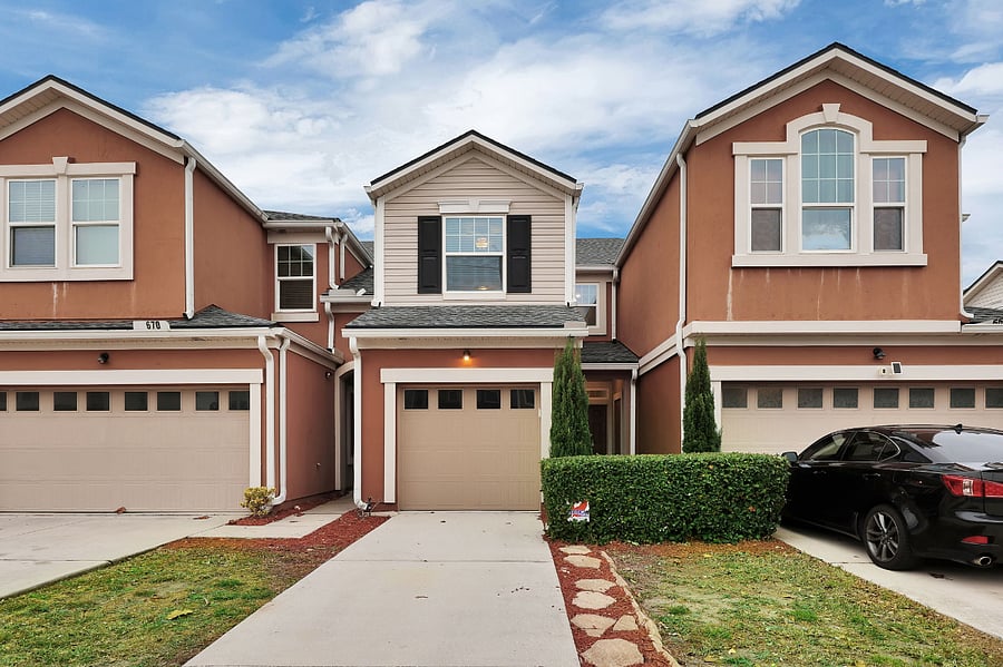 One-car garage with extra long driveway!