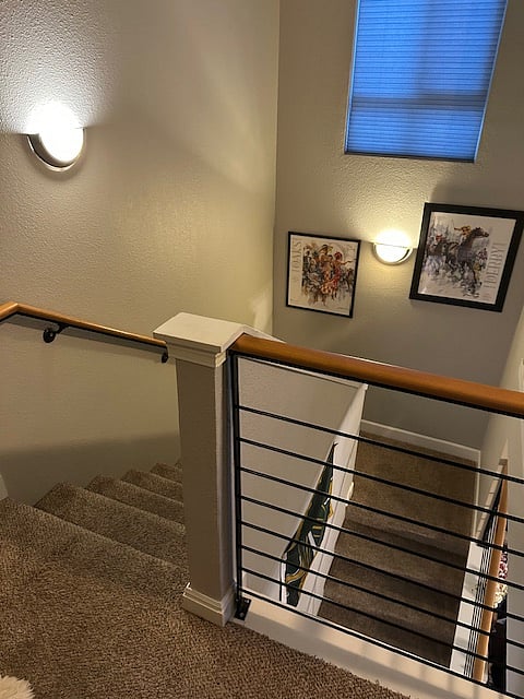 Stairs from Loft to 4th Floor