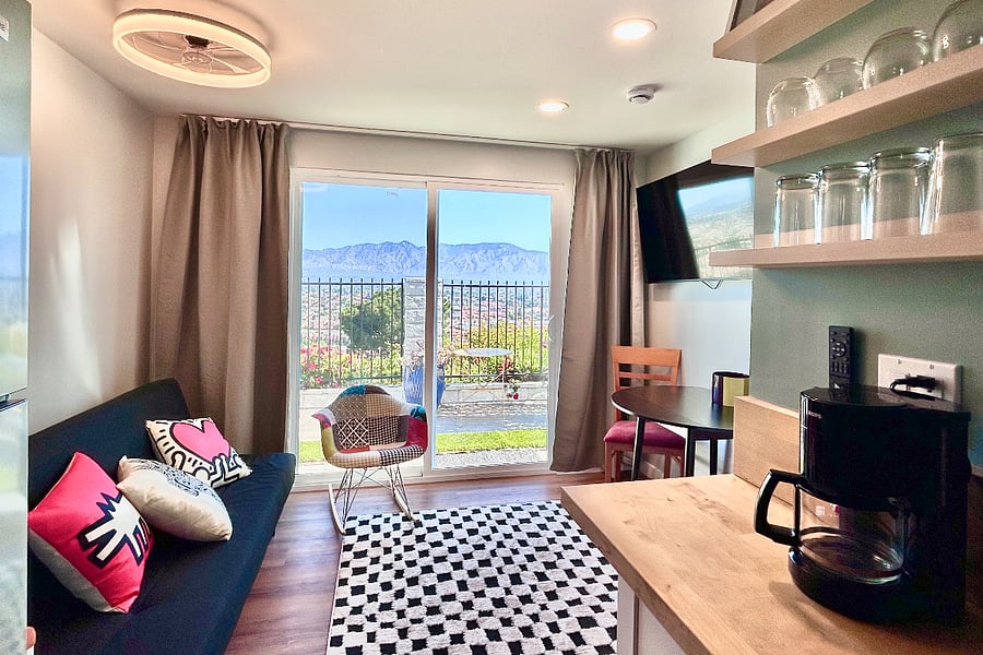 Living room with Smart TV