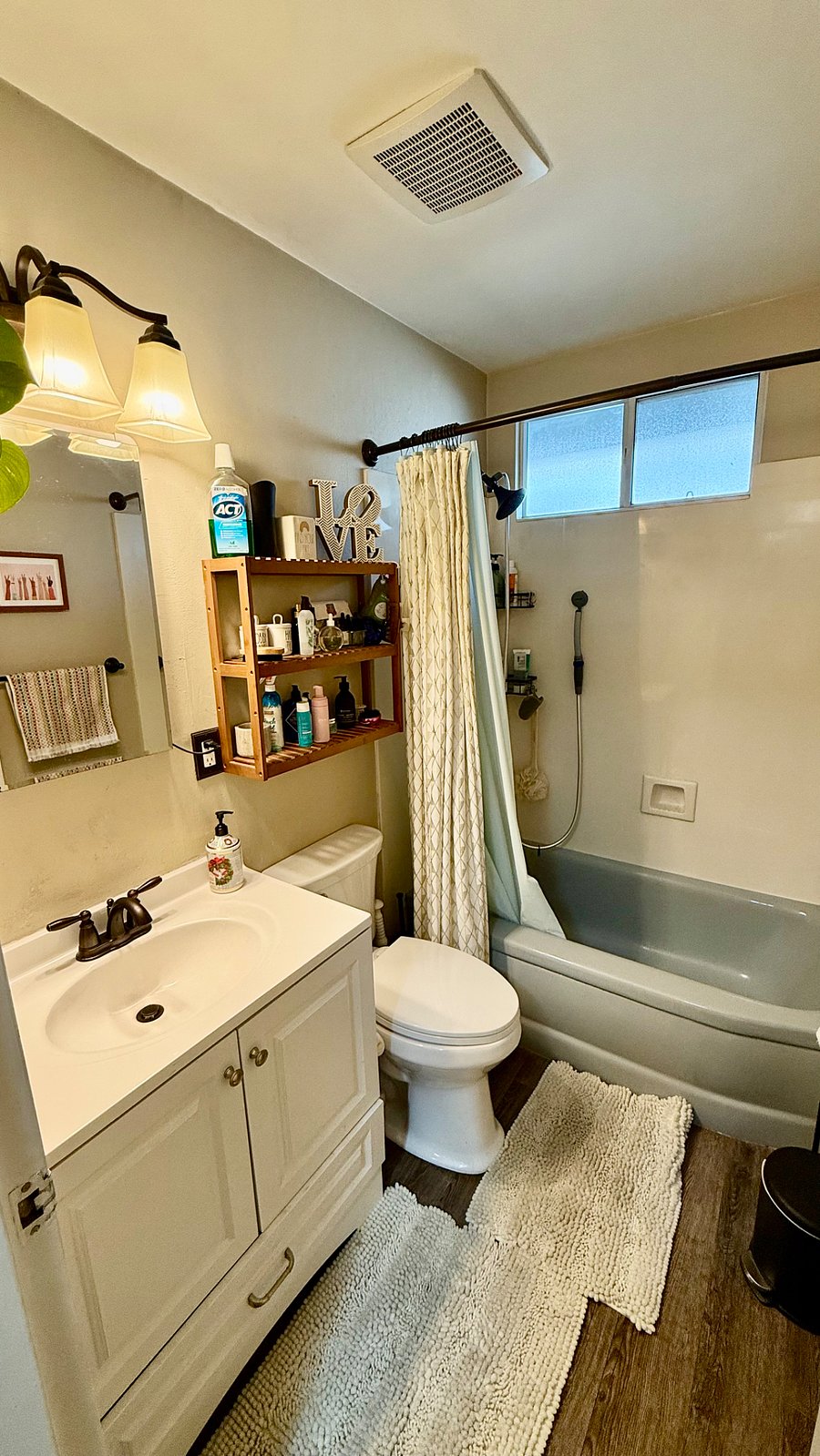 Alexa enabled bathroom to relax unwind with your favorite music and bath salts 