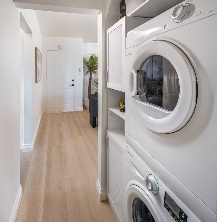 washer and dryer