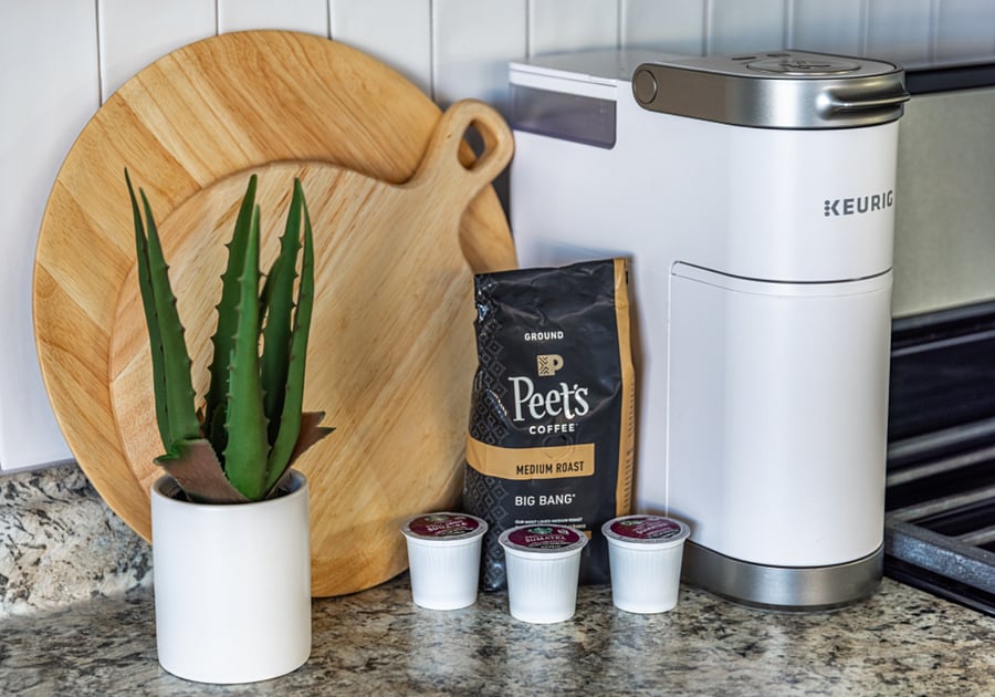 Coffee and other amenities