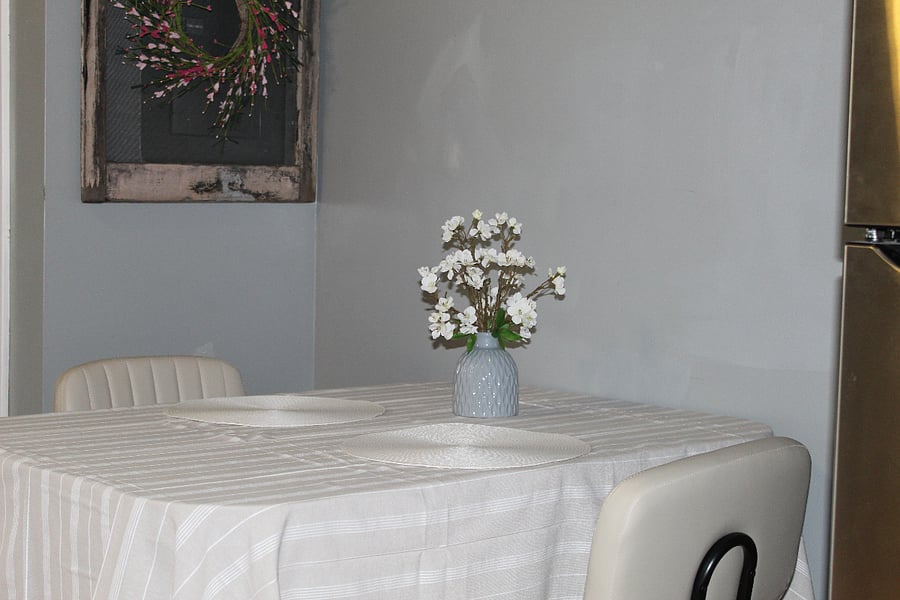 Full size dining/workspace table. 
