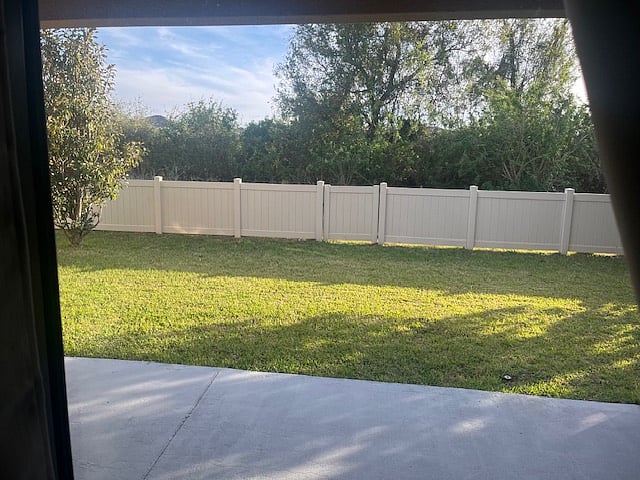 backyard view...