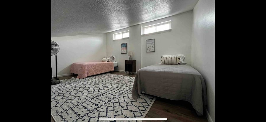 Loft with two twin beds
