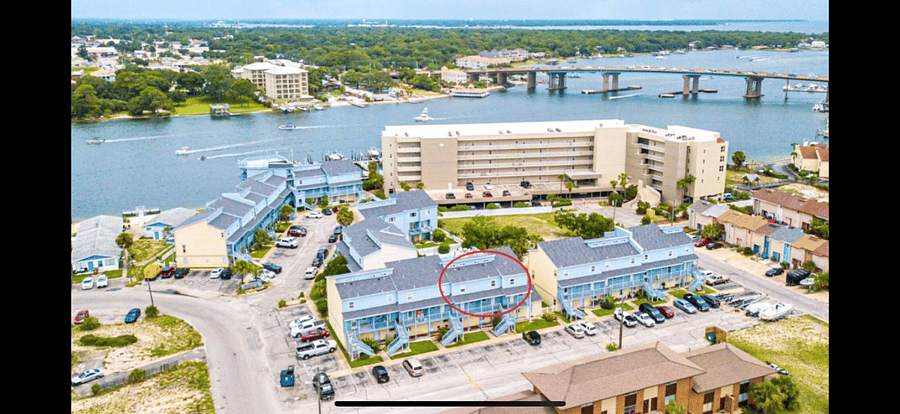 Exterior overhead view