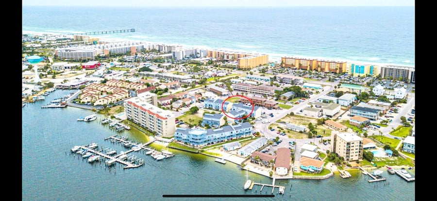 Exterior overhead view