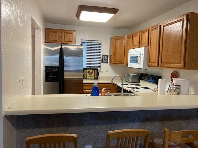 View of kitchen