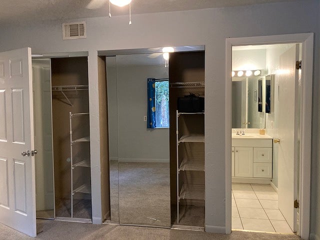 Large closets in both bedrooms