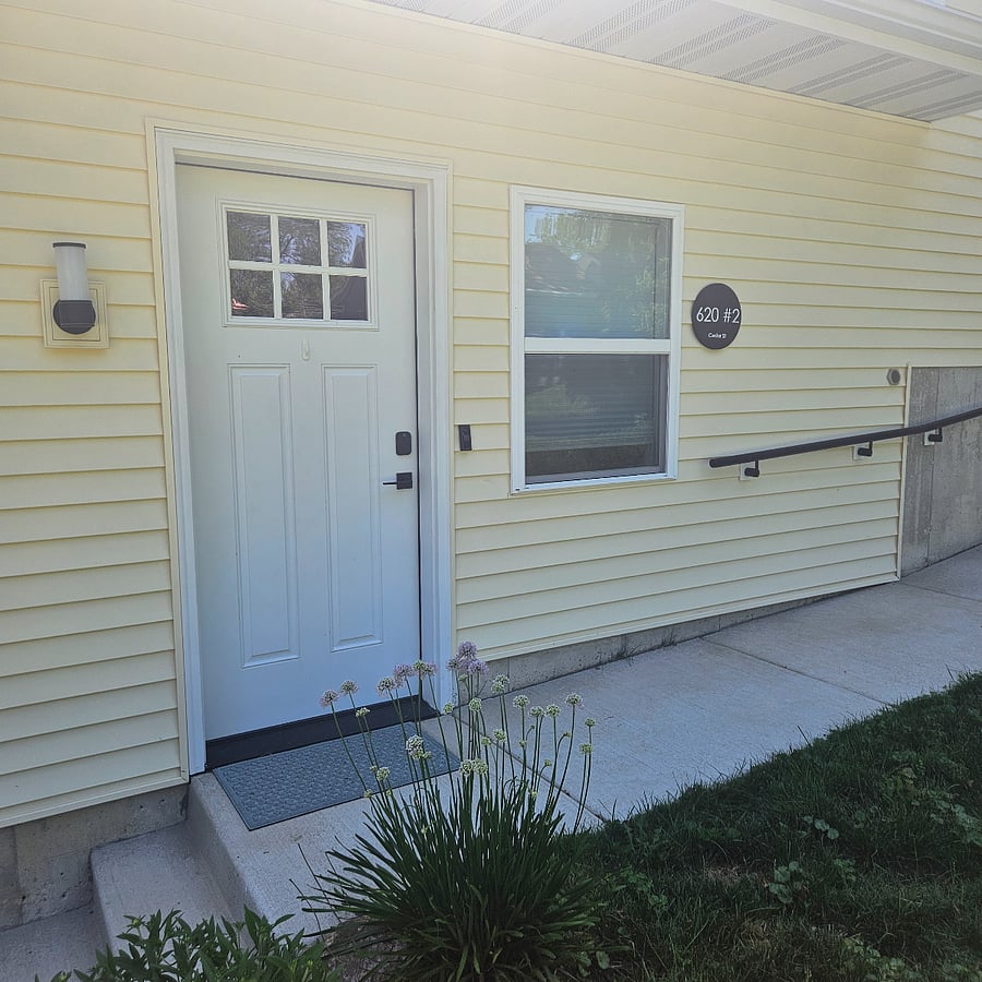 Front door of Apartment