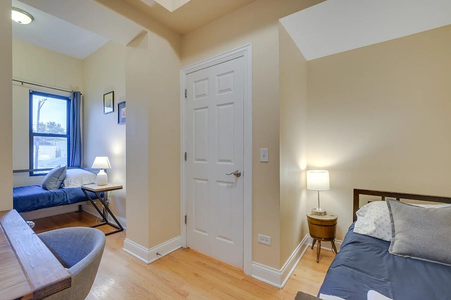 Two win beds in the 2nd bedroom
