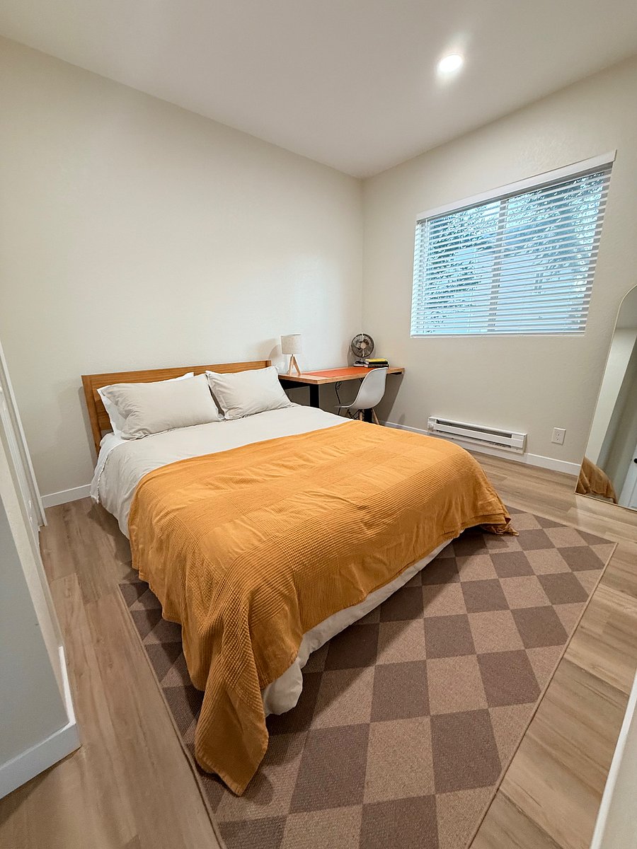 Main Bedroom with standing desk