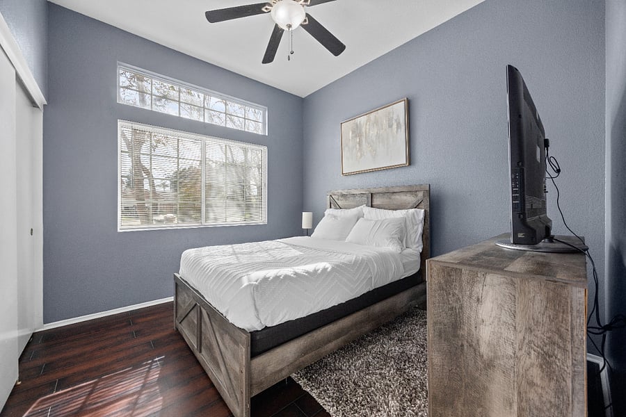 Bedroom
Bright and relaxing bedroom designed for extended comfort
