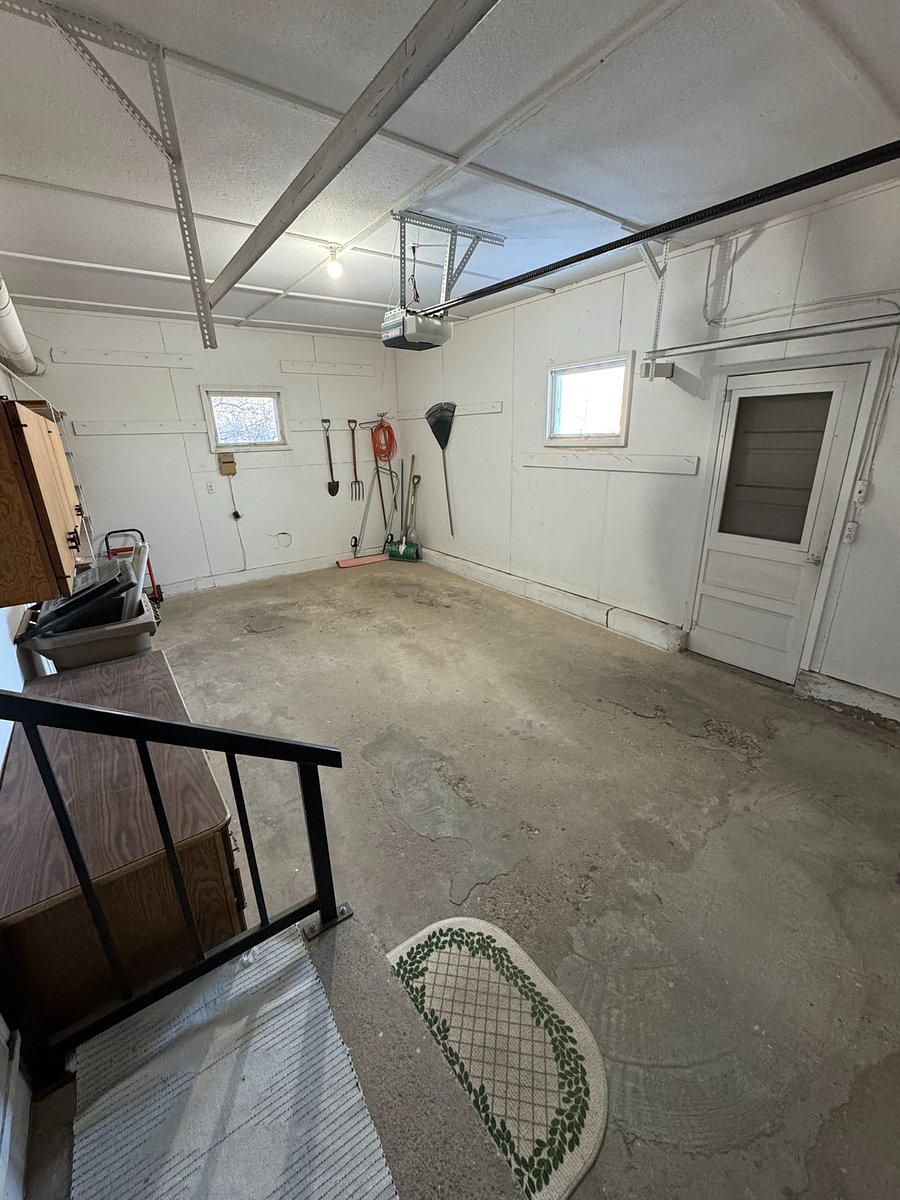 Attached single garage