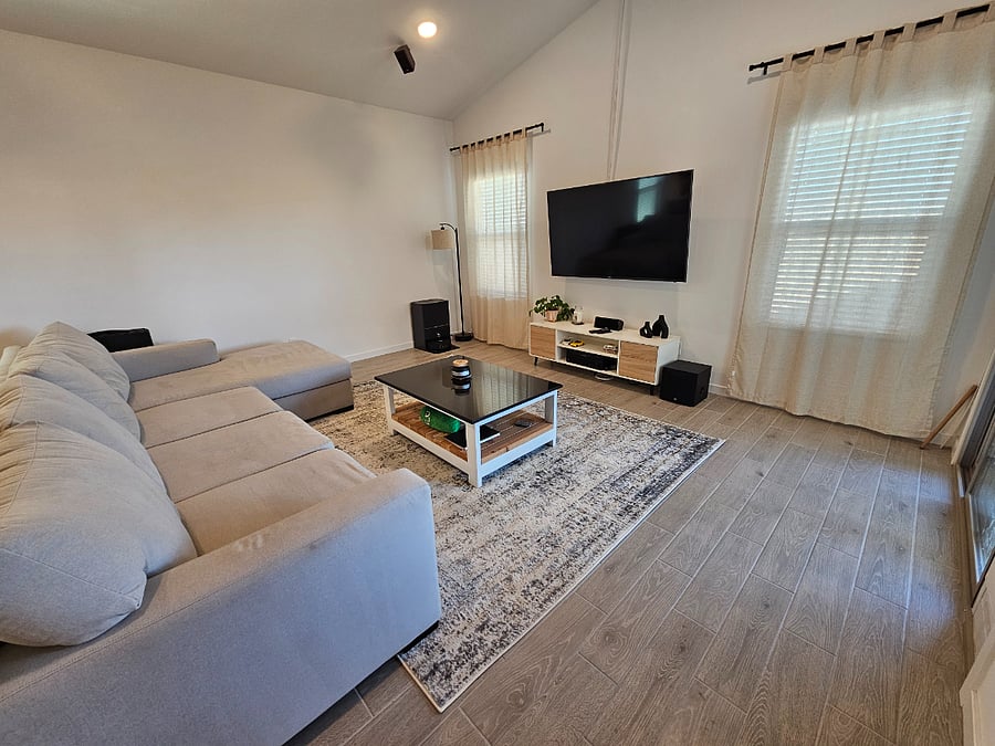 4k tv with most streaming platforms and surround sound.