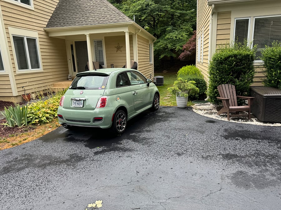 Reserved parking spot