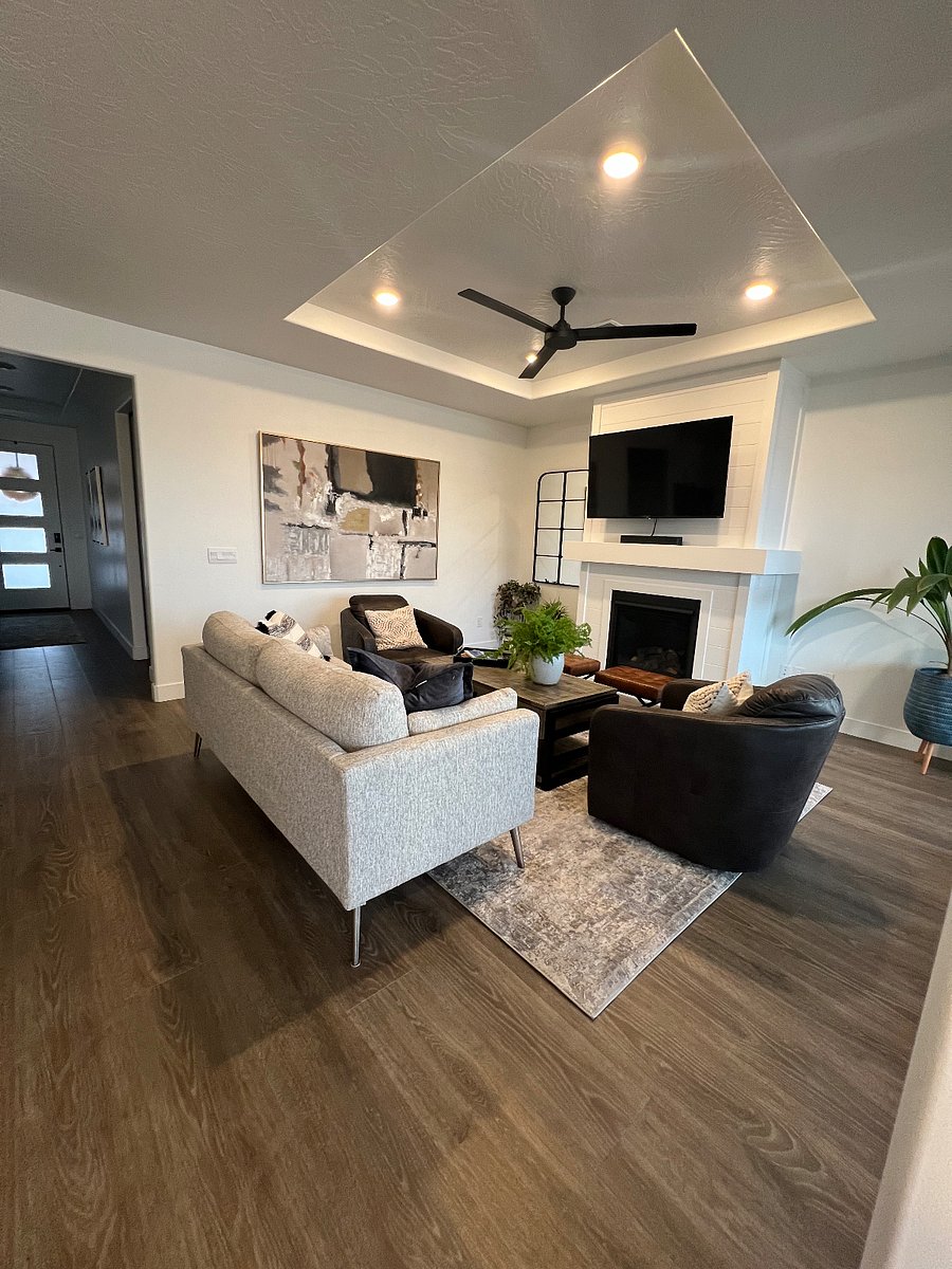 Smart TV in common space. 