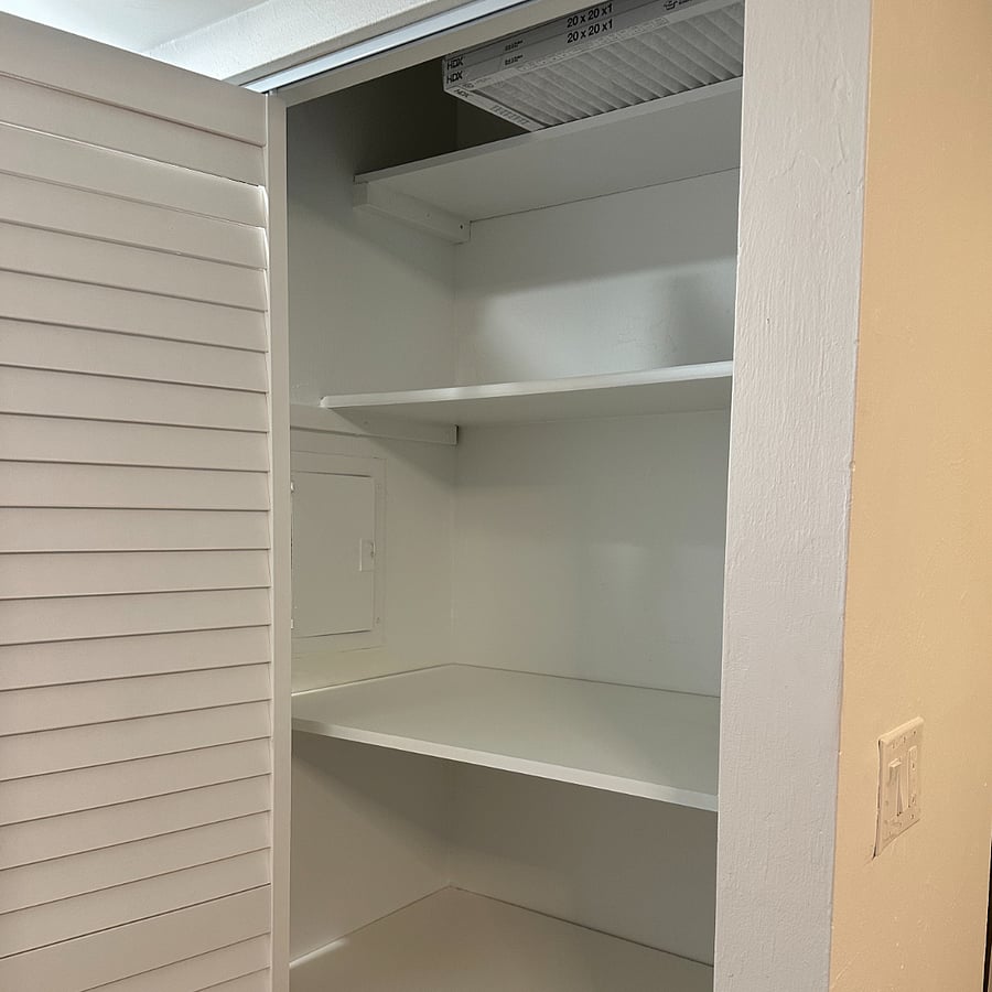 Large pantry.
