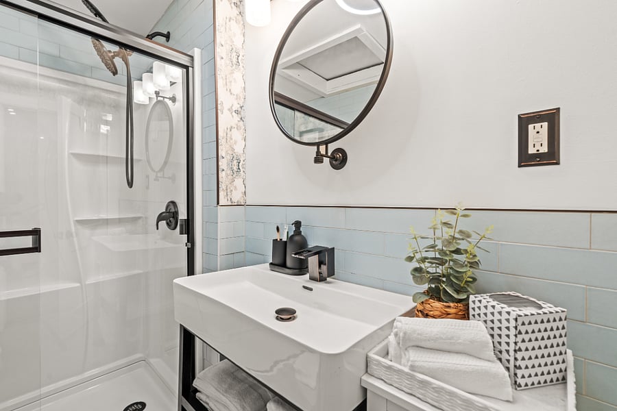 Under Vanity Linen Storage, Plus Storage Cabinet