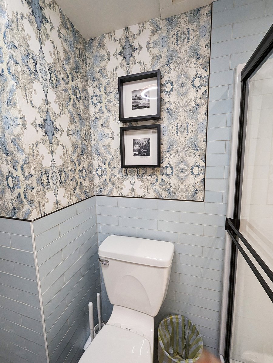 Newly Tiled Walls & Floor