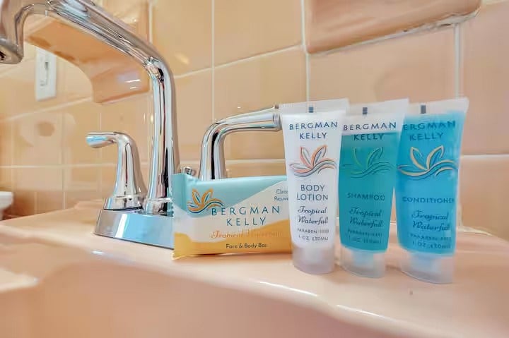 Luxury complimentary toiletries