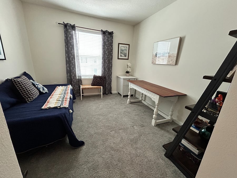 Secondary bedroom #2 with work space area