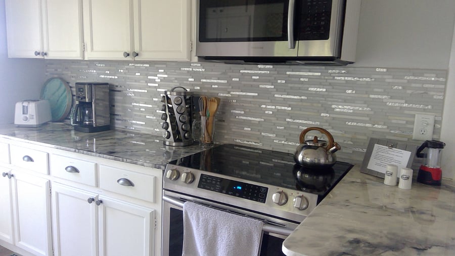New appliances, both drip and kerug coffee makes, spices, waffle iron, pots/pans, our Vrbos reviews expound upon how well appointed the kitchen and home is