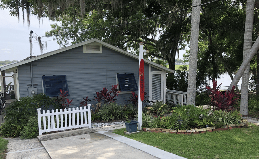 Driveway is double wide