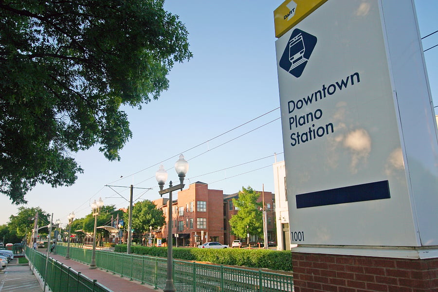 Downtown Plano Dart Station