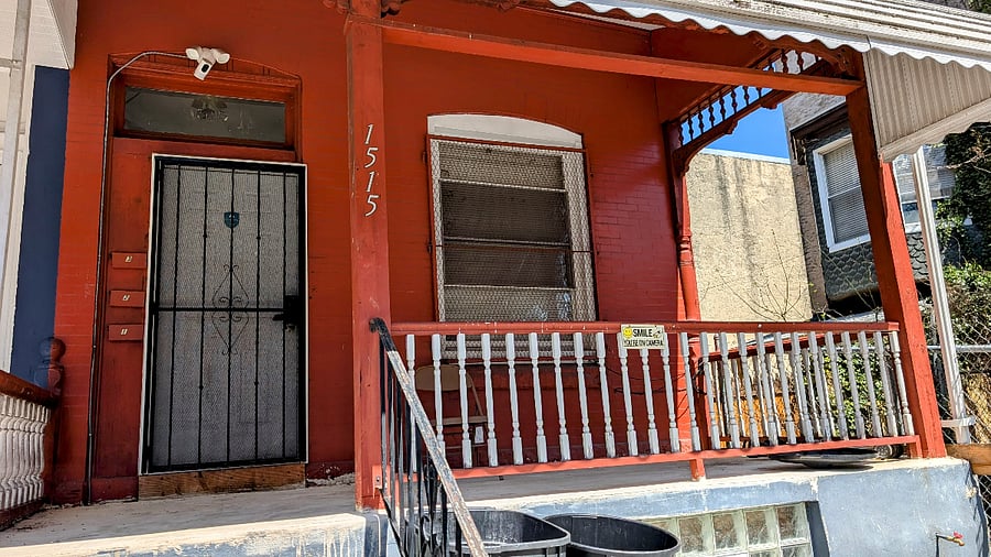 Entrance to the building