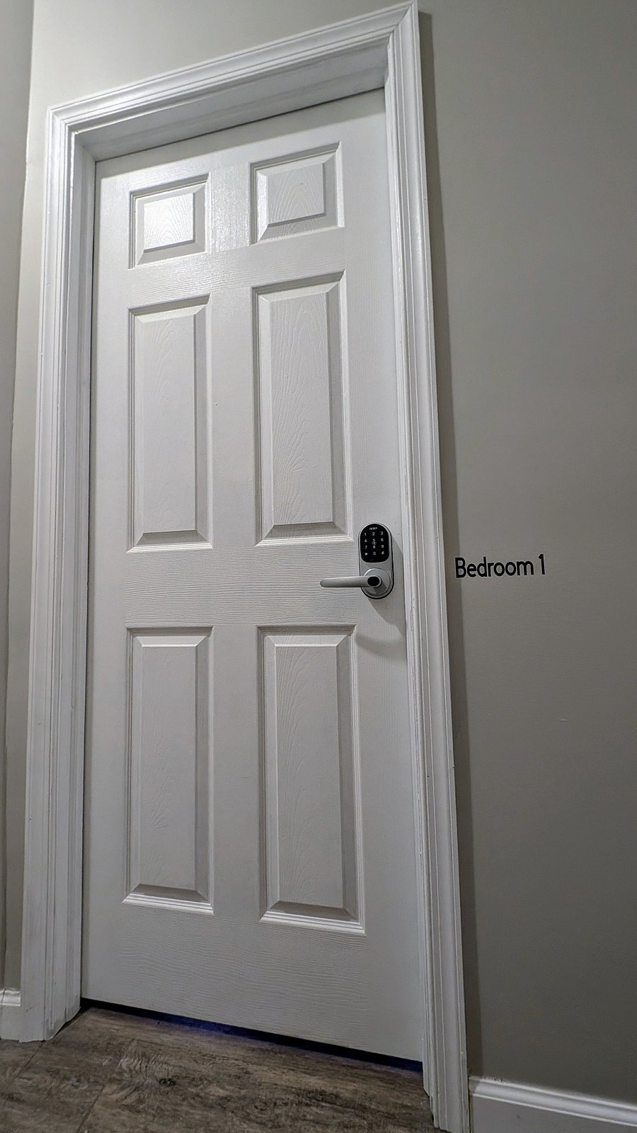 Apartment 2 Door - Bedroom 1