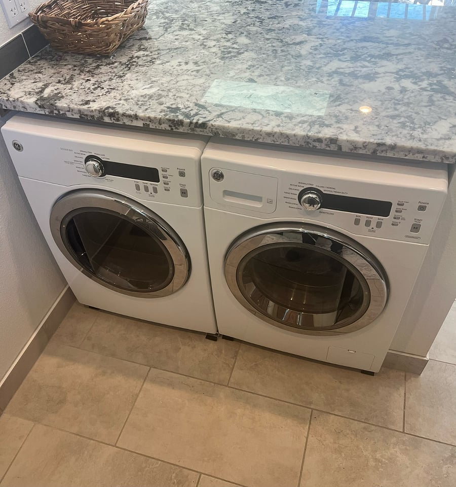 Washer and dryer