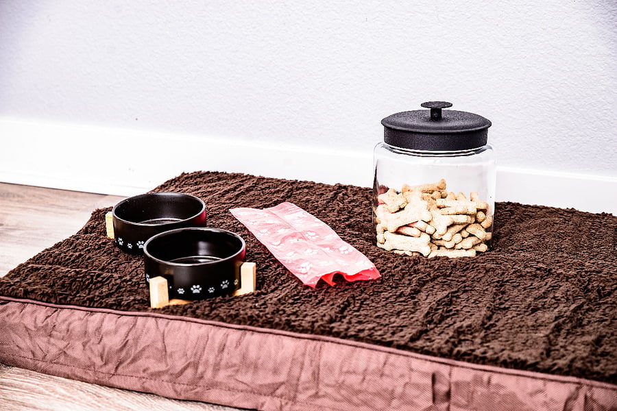 Your fur baby will love sleeping in their very own bed, enjoy treats, toys, and walks around the neighborhood or in the separate pet fenced area in the backyard complete with doghouse.