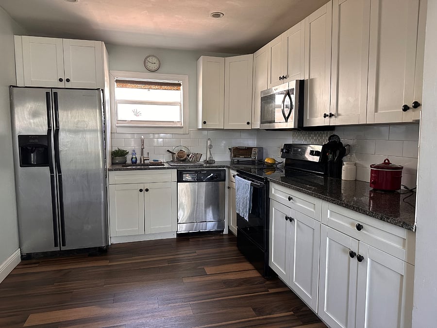 Updated, spacious kitchen.