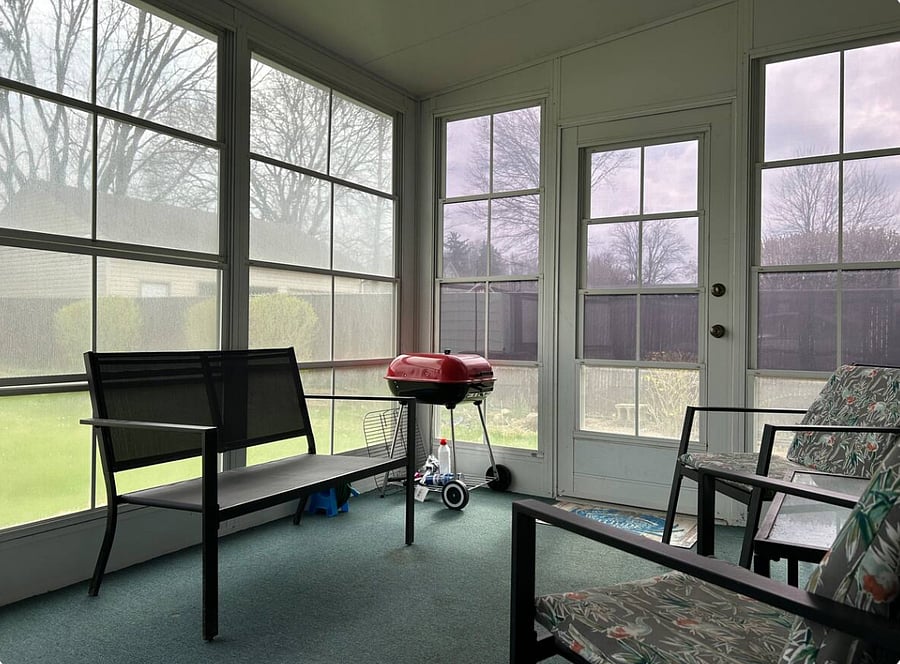 Enclosed porch