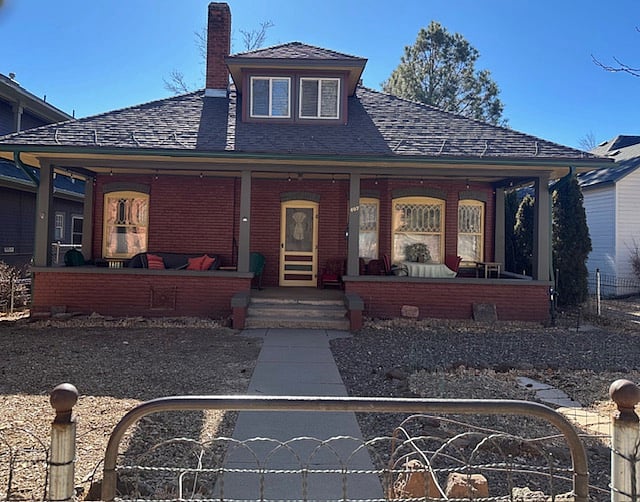 Front of historic house. Studio upstairs.