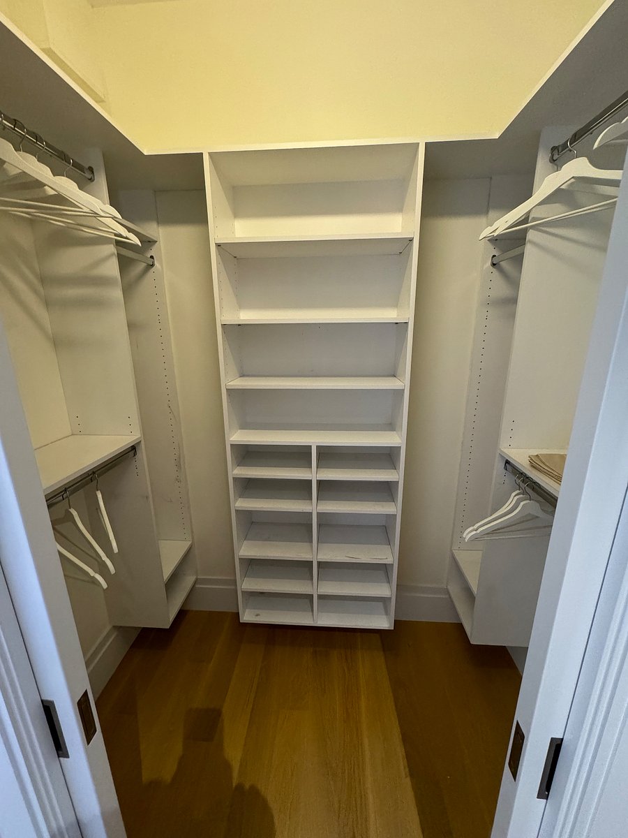 Primary walk-in closet