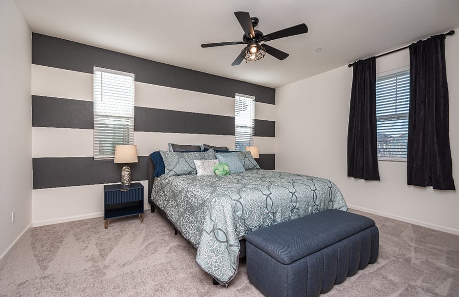 California King Bed in Primary Bedroom