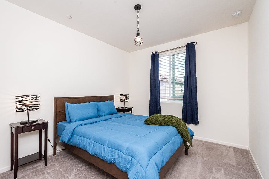 Queen Sized Bed in Guest Bedroom