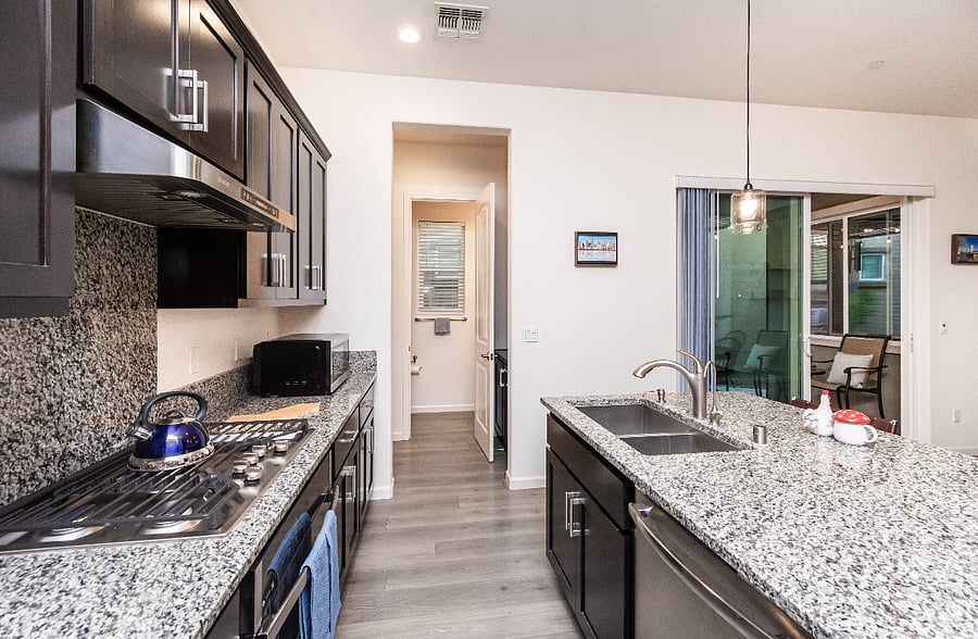 Half Bath is just off Kitchen