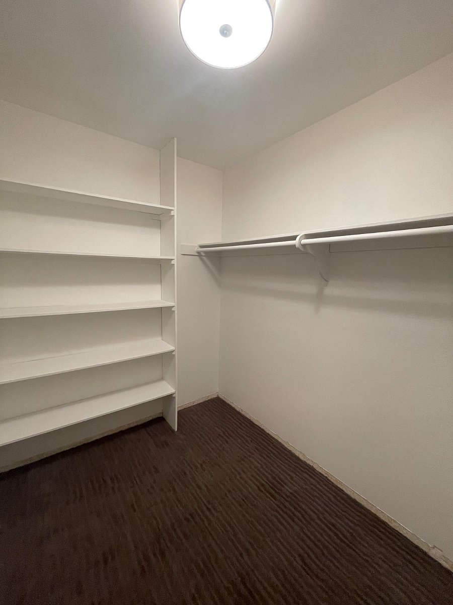 Huge walk-in closet!
