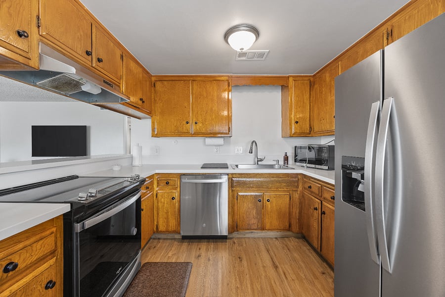 Oven, stove, refrigerator