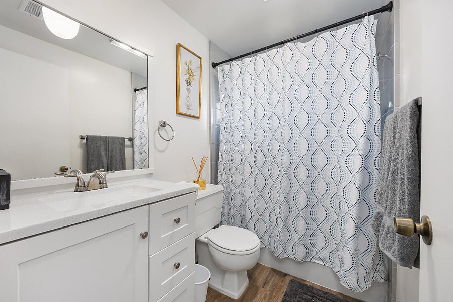 Guest bathroom tub/shower