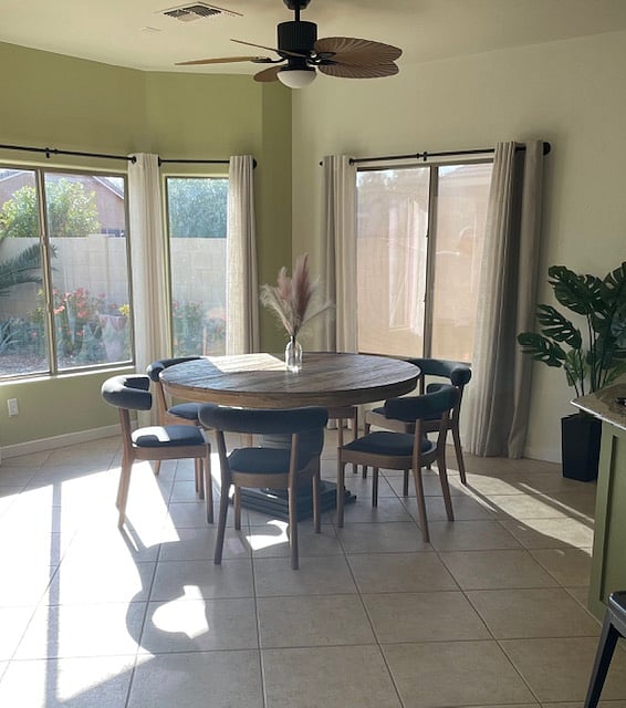 Dining room area.