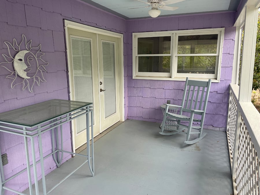Side porch